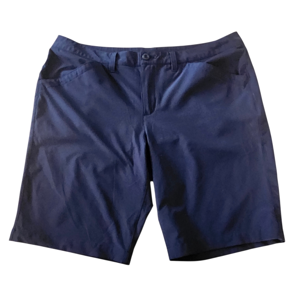 Eddie Bauer Black, Navy and Olive Nylon Hiking Bermuda Shorts Lot. Sz. 12 - Picture 4 of 13